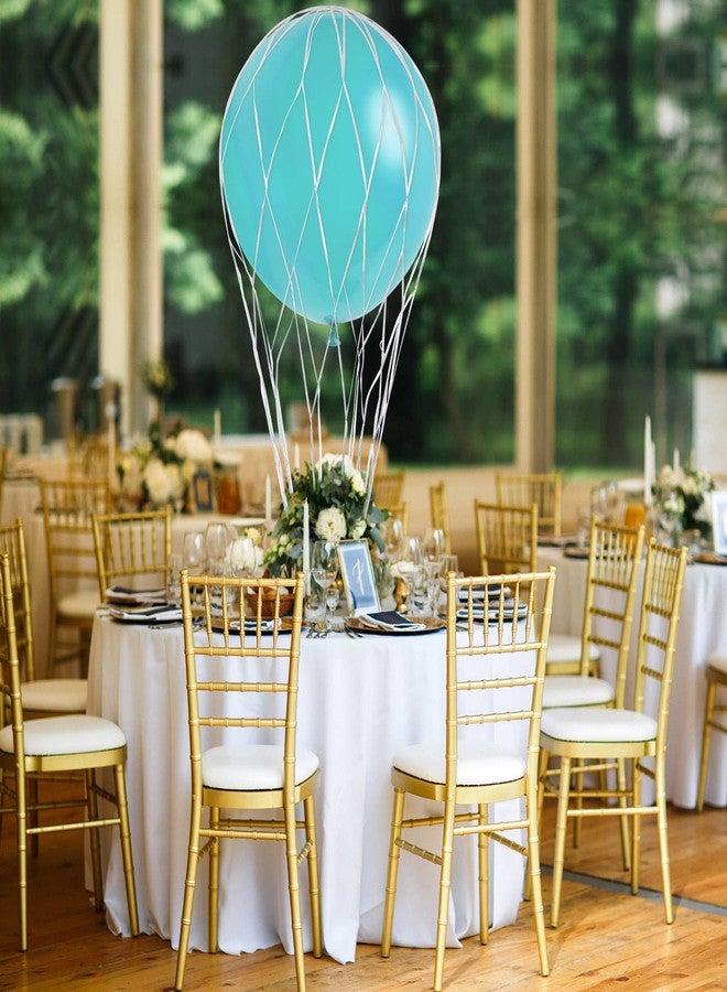 Deekin 8 Pcs Hot Air Balloons Net 36'' Hot Air Balloon Drop Net for Ceiling Release Photo Props Baby Shower Wedding Birthday Party - Image 5